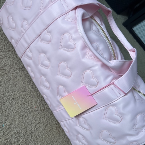 Stoney Clover Lane Bags Stoney Clover Lane X Target Quilted Hearts Duffel Bag In Pink Poshmark